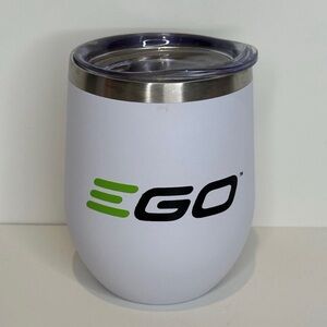 EGO White Tumbler with Logo